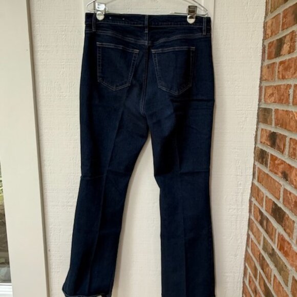 Loft Blue Denim Curvy Straight Jeans. Women's 30/10 - Picture 2 of 7